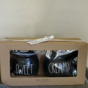 Rae Dunn sugar and cream set